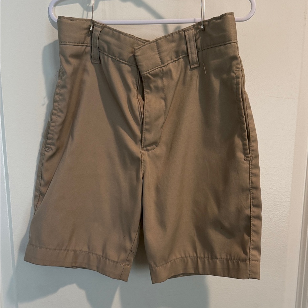 Kids' School Uniform Khaki Shorts - Classic Fit